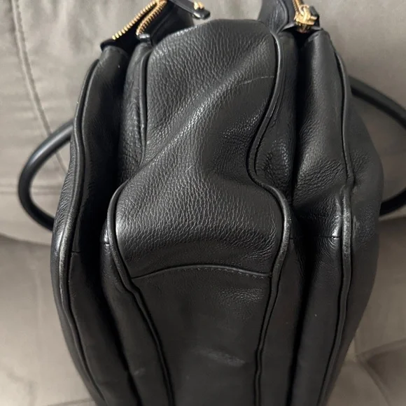 Tory Burch Black Leather Shoulder Bag - Picture 6 of 11